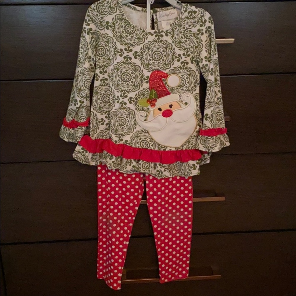 Santa leggings set